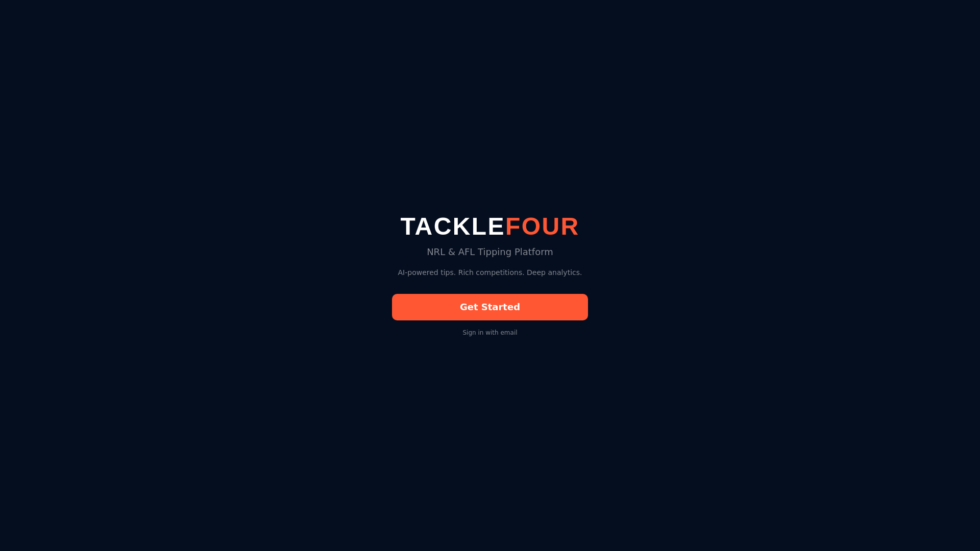website screenshot of https://tacklefour.online/