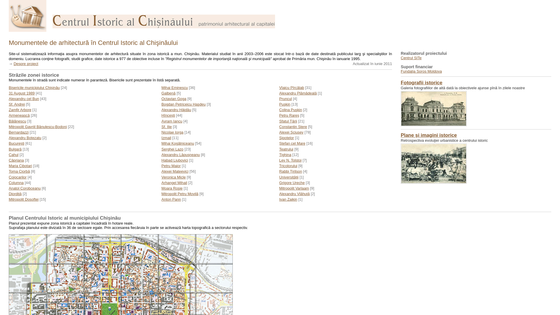 website screenshot of https://chisinau-arch-scraper.pages.dev/