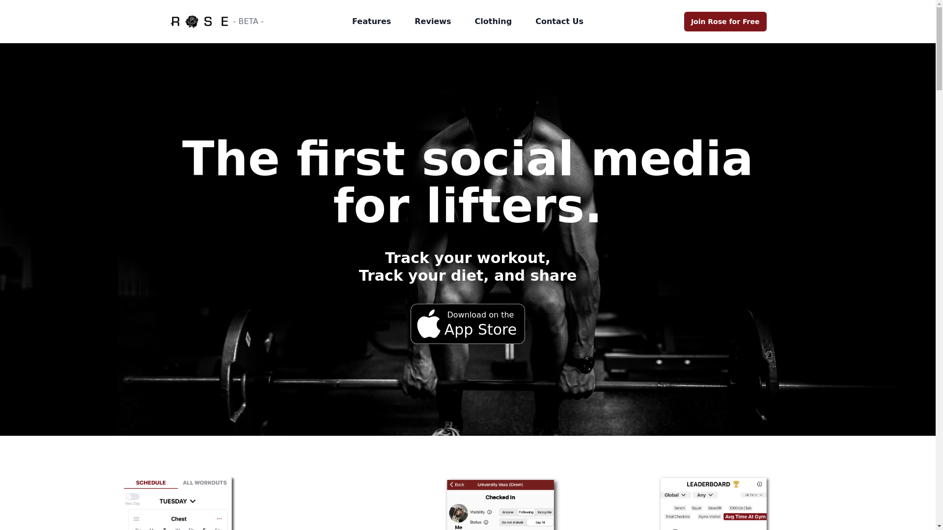 website screenshot of https://rose-website.pages.dev/