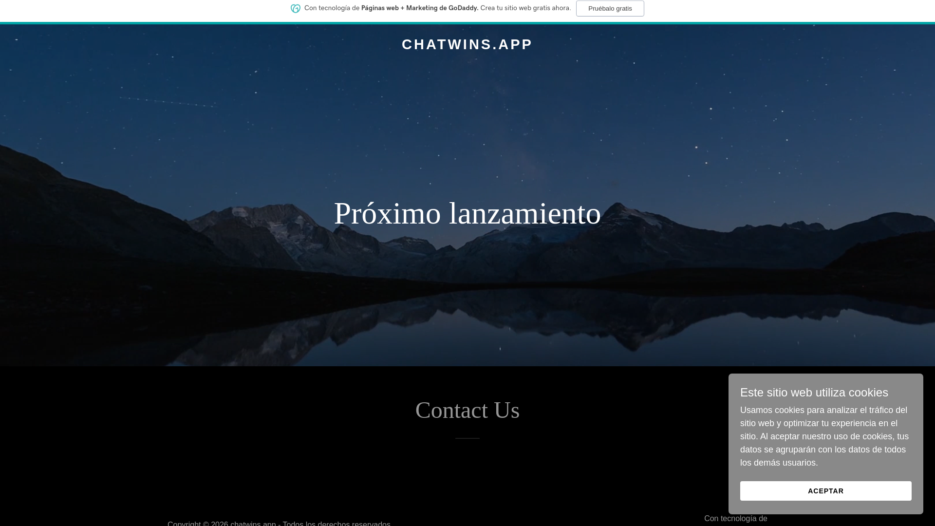 website screenshot of https://chatwins.app/