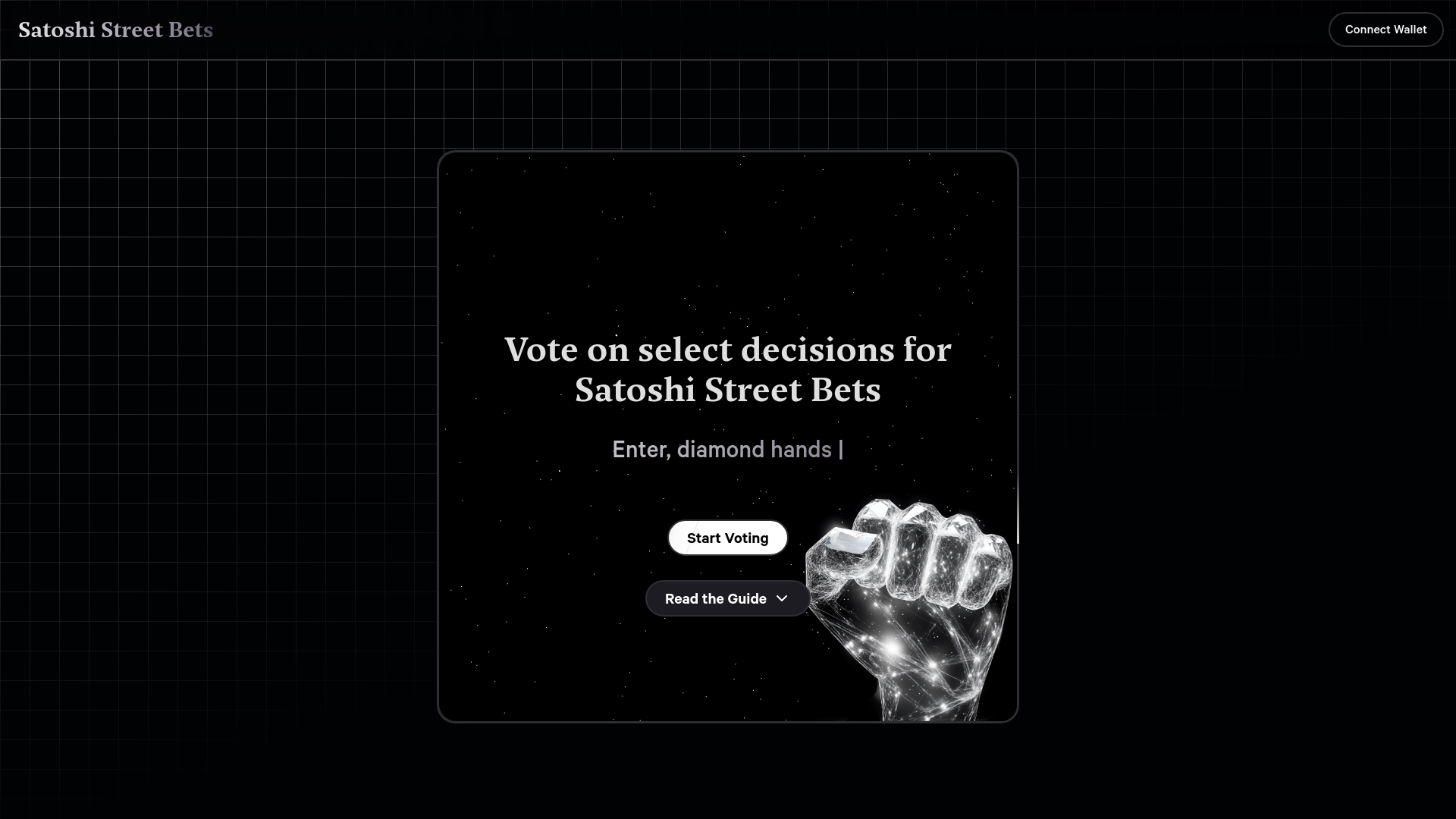website screenshot of https://ssbvote.com