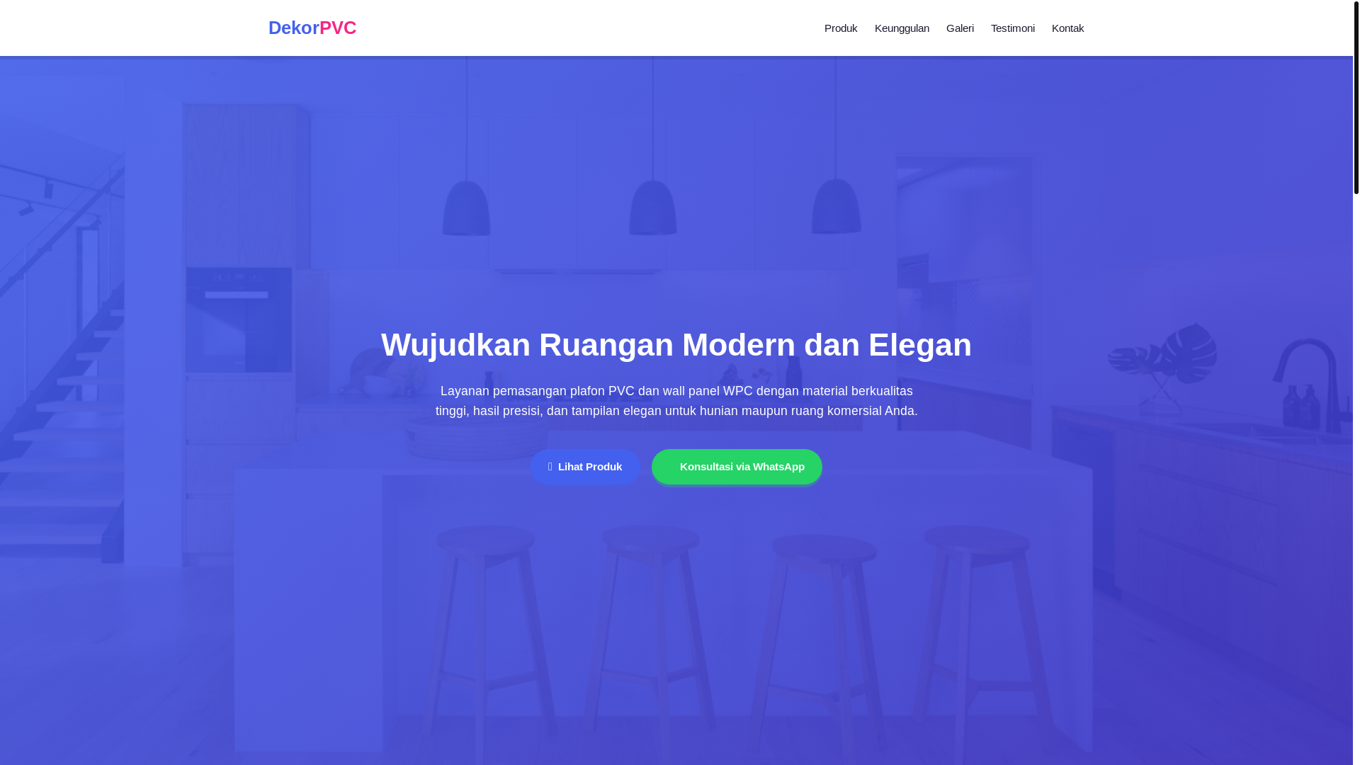website screenshot of https://dekorpvc.com/