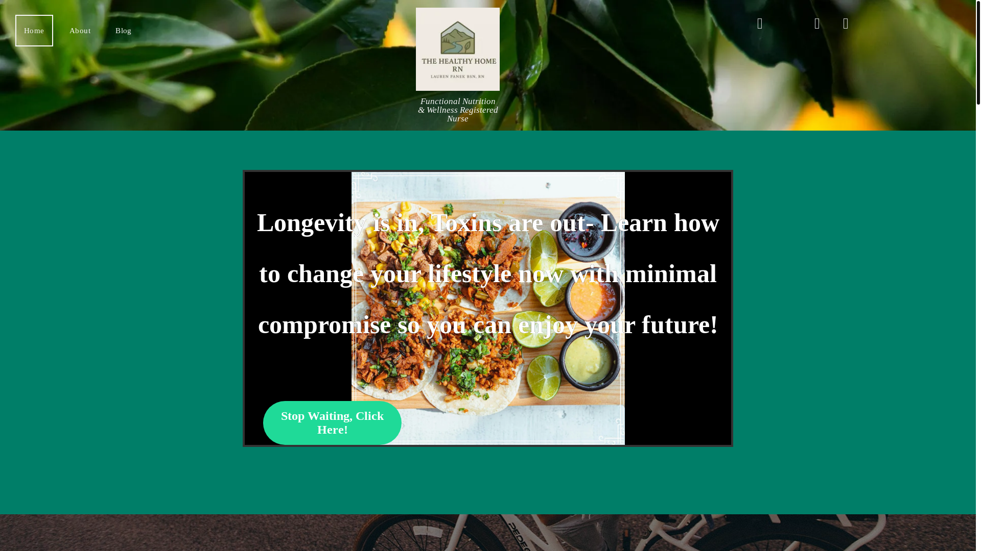website screenshot of https://thehealthyhomern.com/