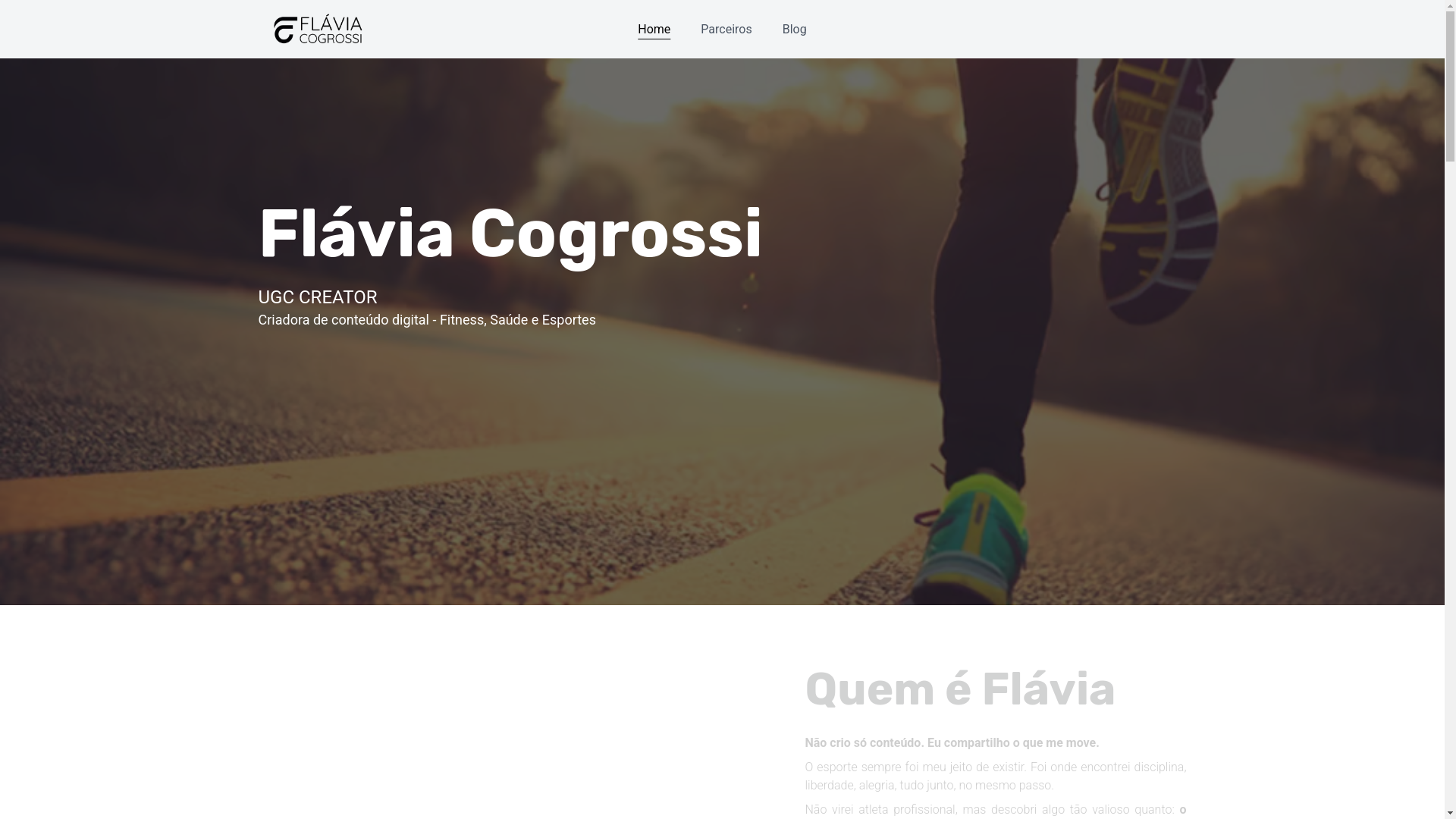 website screenshot of https://flaviacogrossi.com.br/