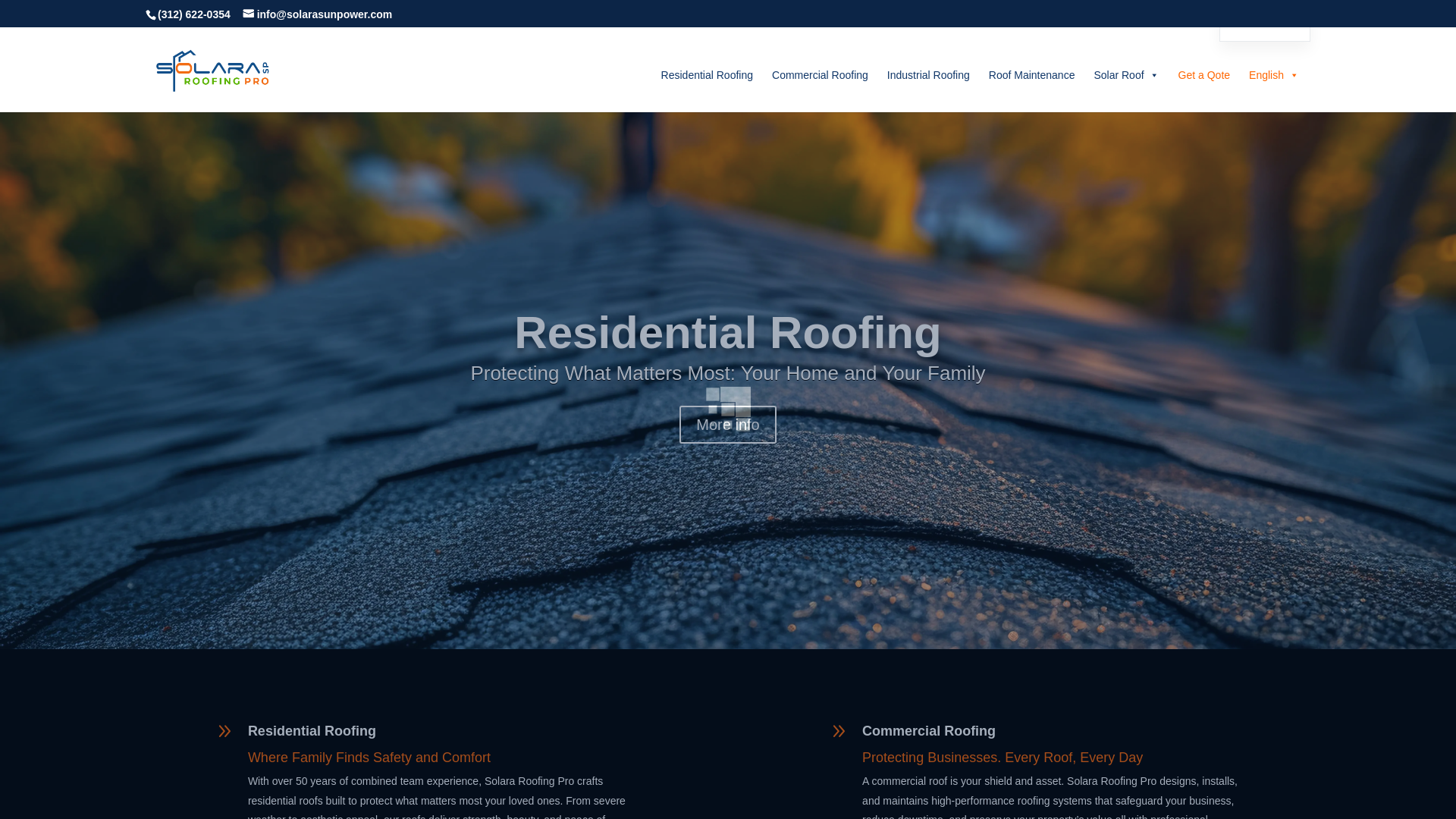 website screenshot of https://solaragroupus.com/