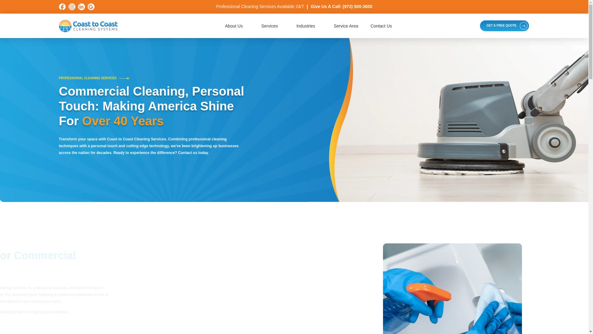 website screenshot of https://connectwiththecoastclean.com/