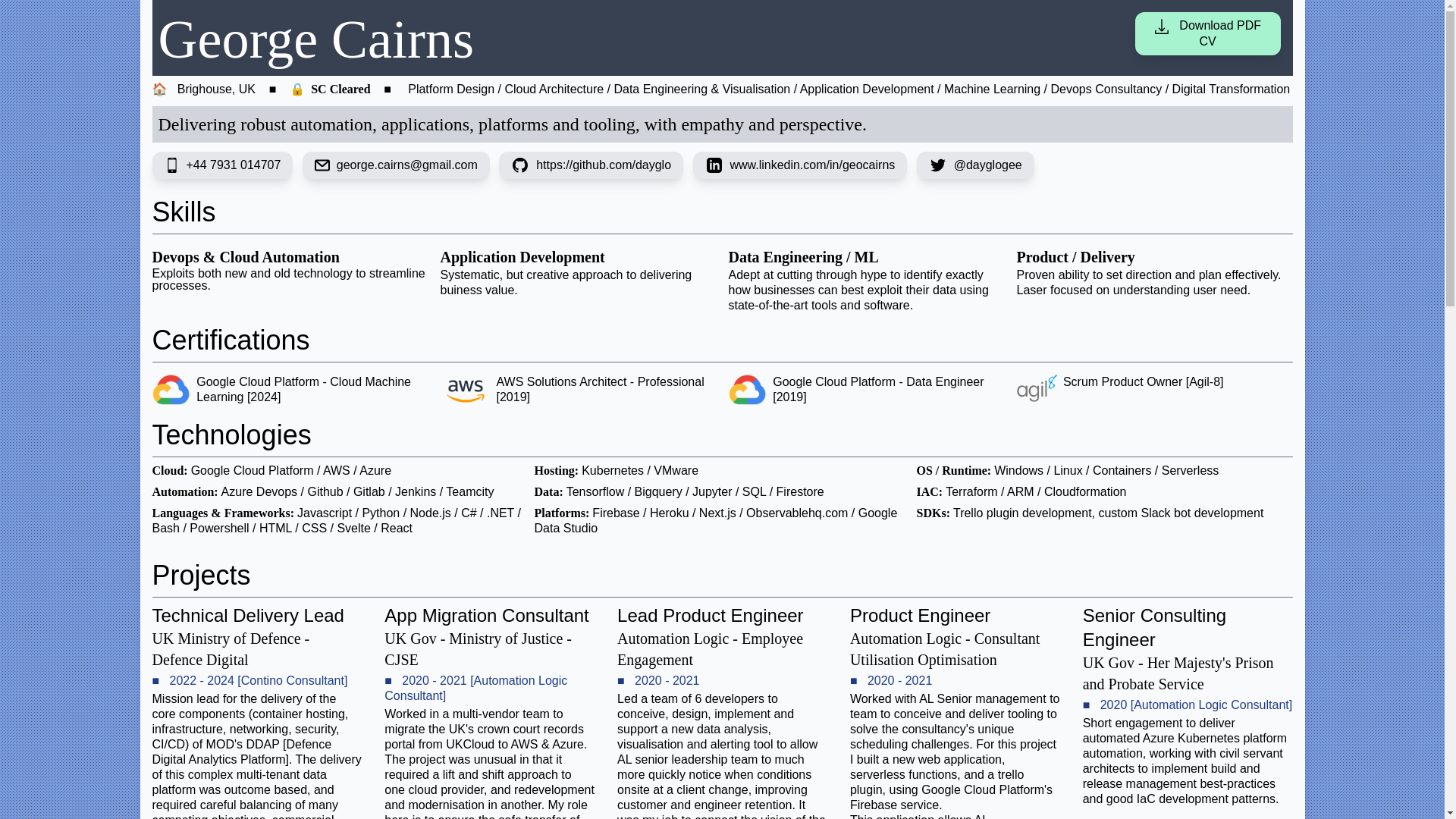website screenshot of https://georgecairns-co-uk-cloudflare.pages.dev/