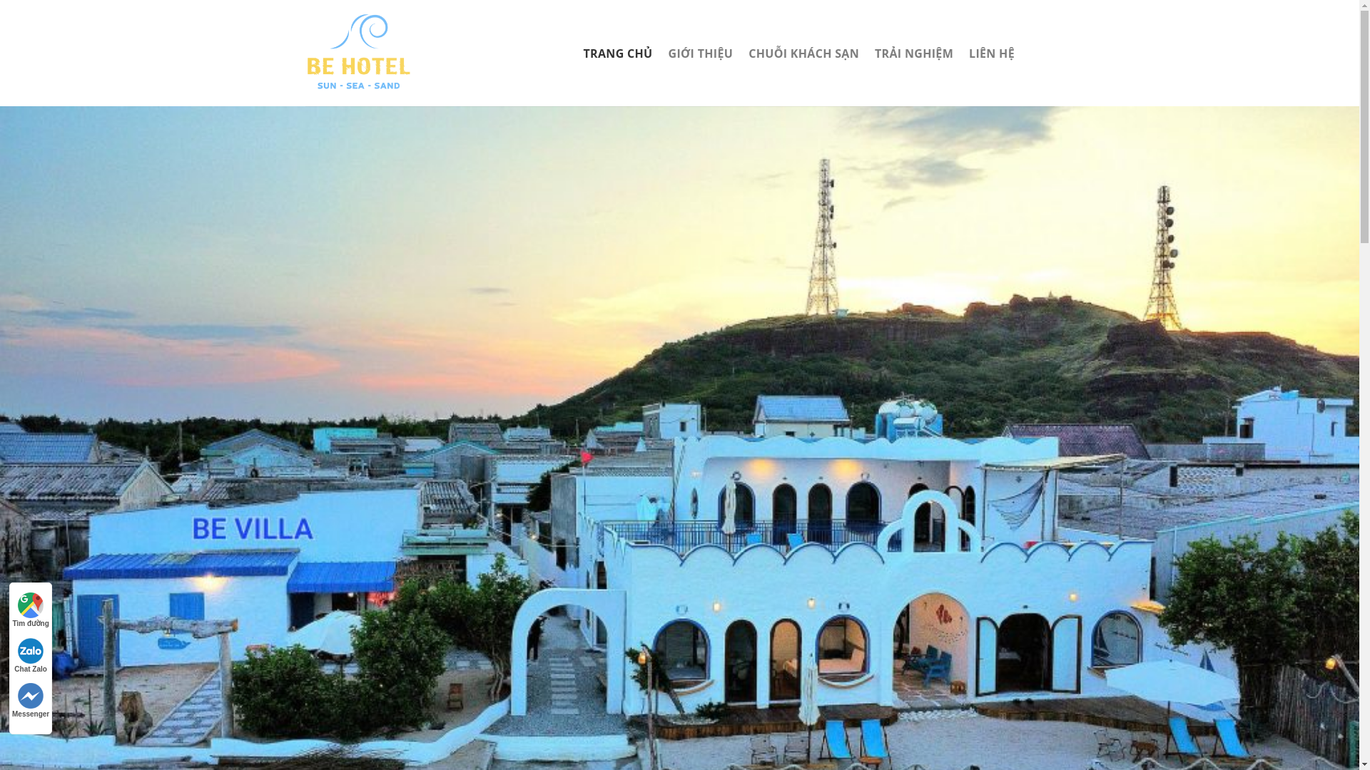 website screenshot of https://behotel.vn/