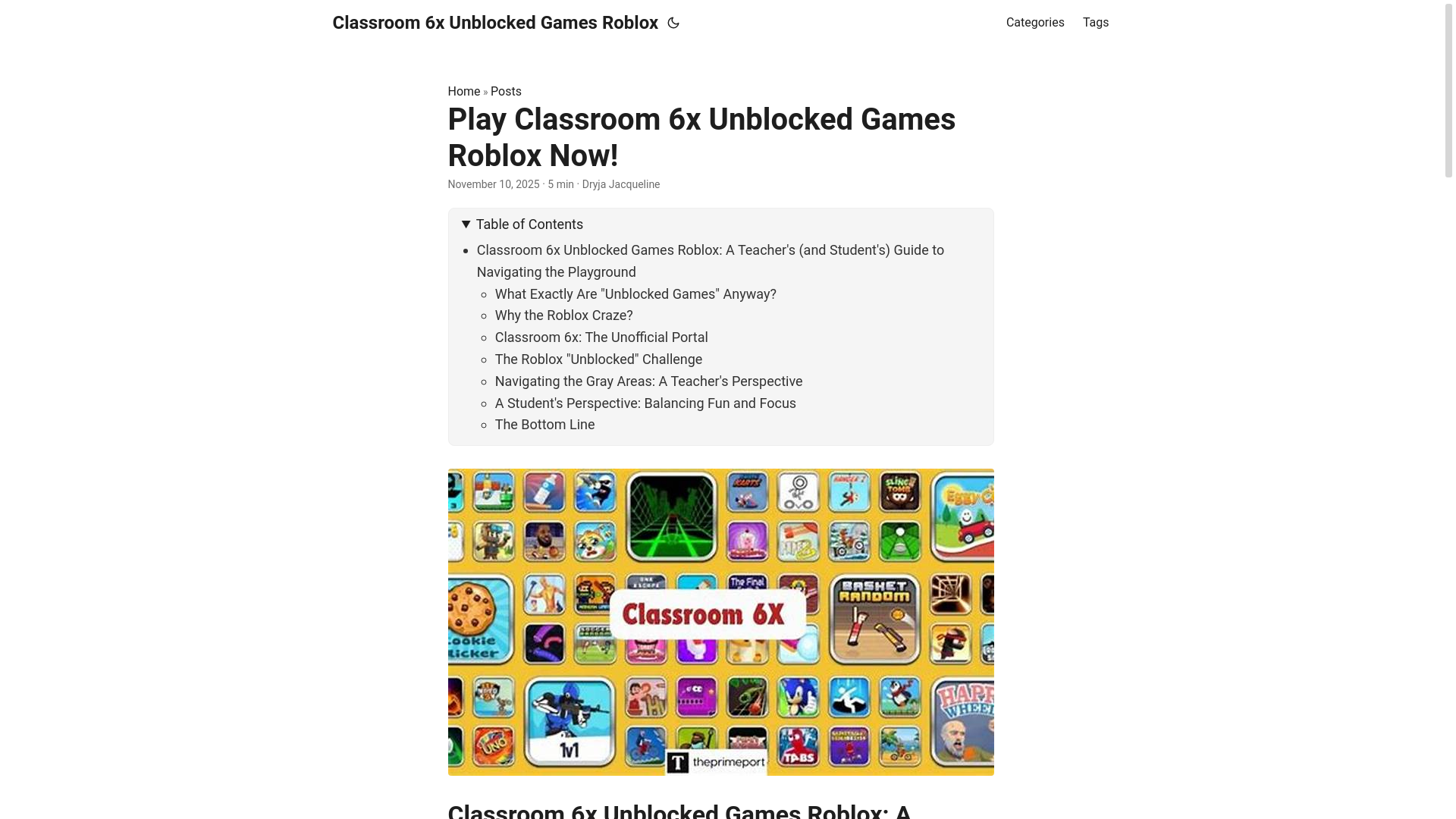website screenshot of https://classroom-6x-unblocked-games-roblox.pages.dev/