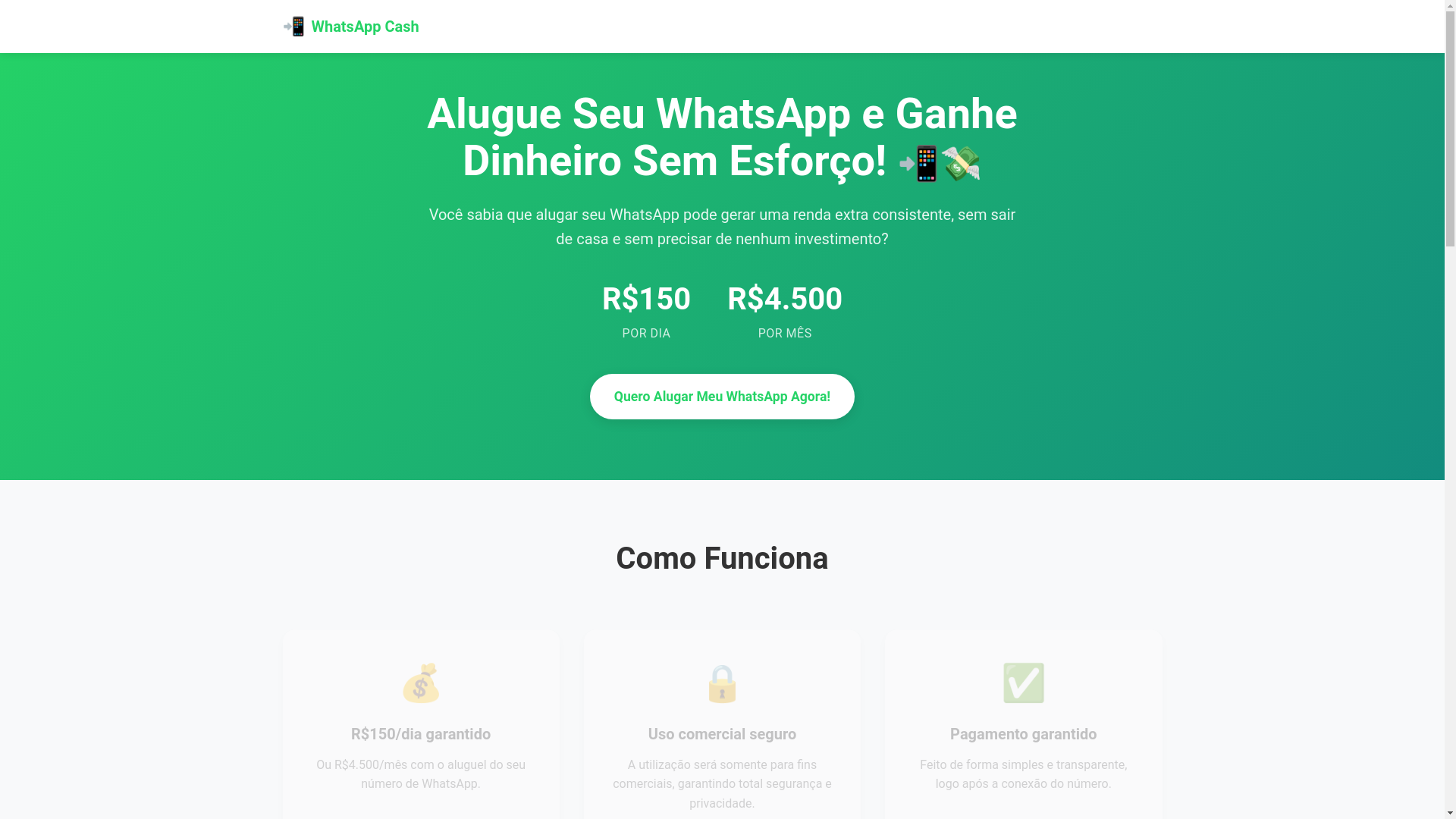 website screenshot of https://alugazap.site/
