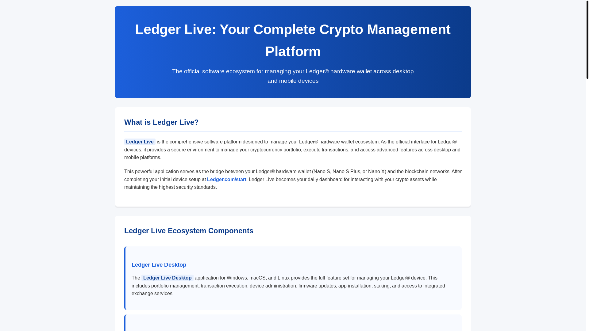 website screenshot of https://ledger-live-guide.pages.dev/