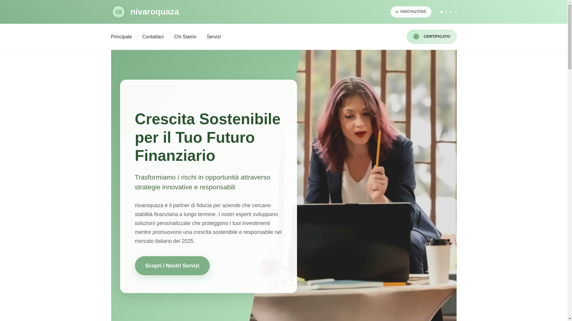 website screenshot of https://nivaroquaza.com/