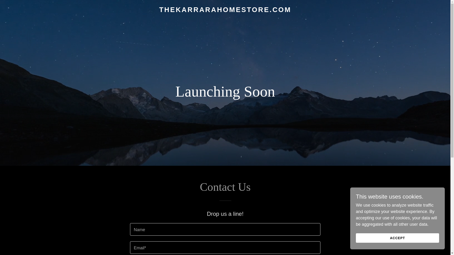 website screenshot of https://thekarrarahomestore.com/