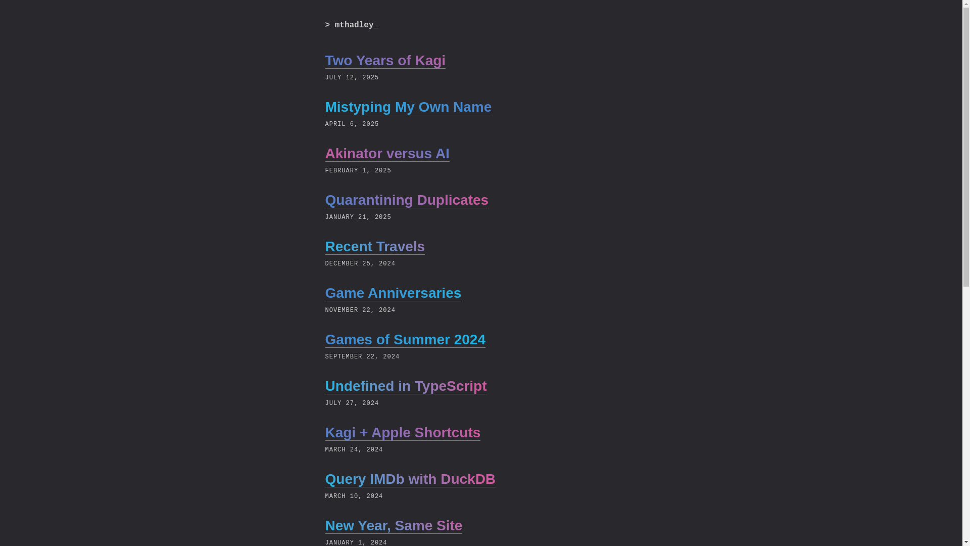 website screenshot of https://mthadley-com.pages.dev/