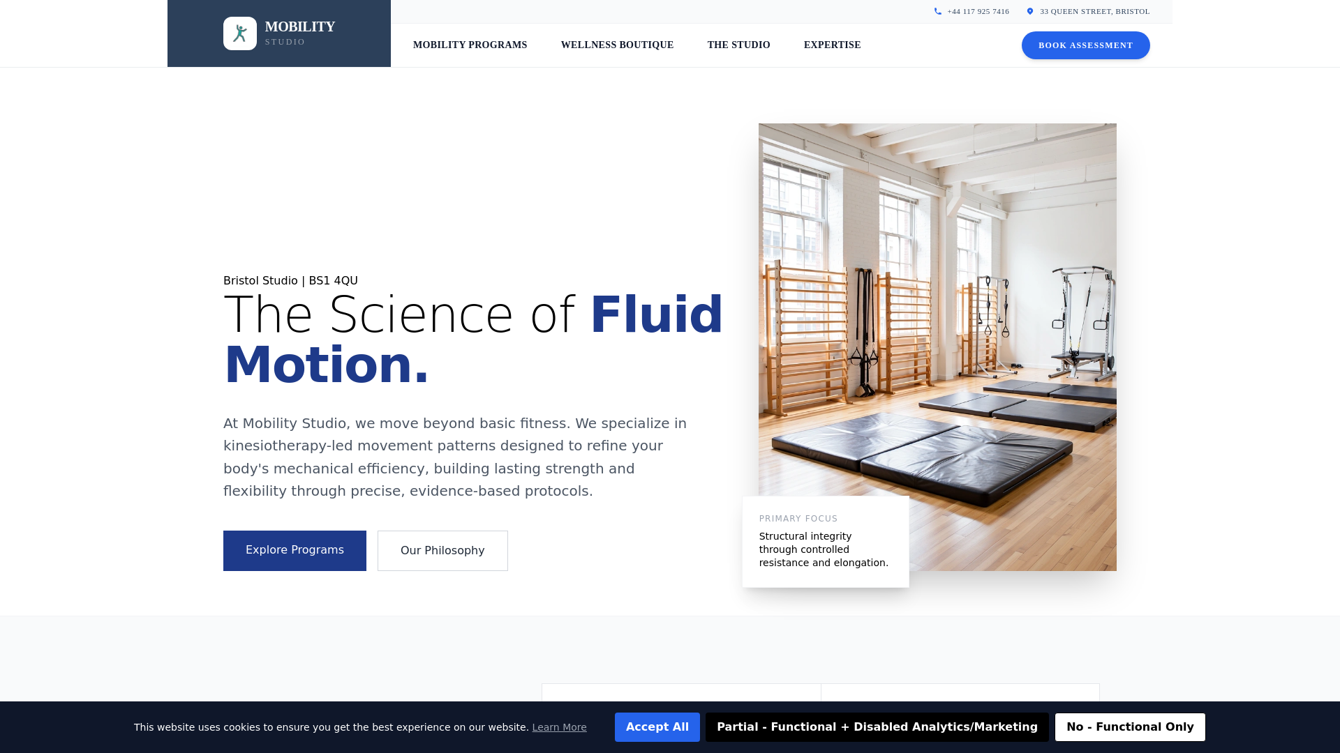 website screenshot of https://mobilitystudiocouk.info