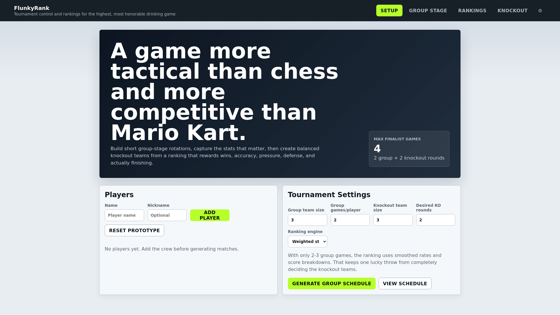 website screenshot of https://flunkyrank.pages.dev/