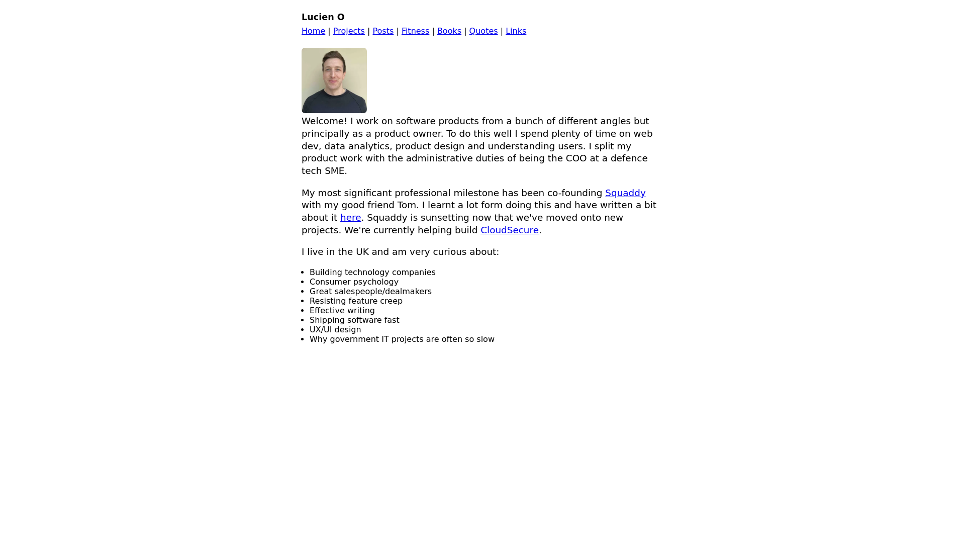 website screenshot of https://personalsite-7sl.pages.dev/