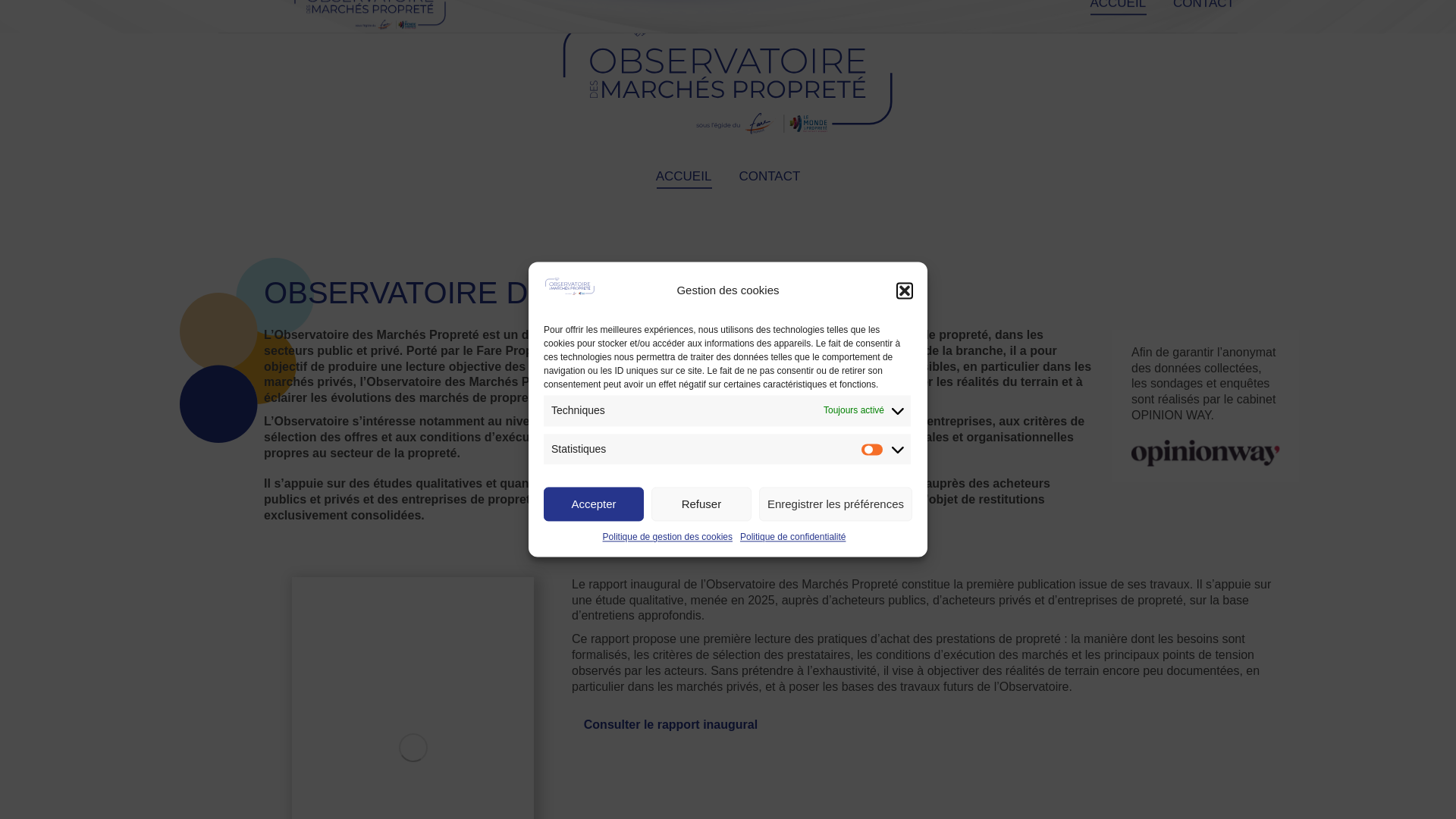 website screenshot of https://observatoire-marche-proprete.net