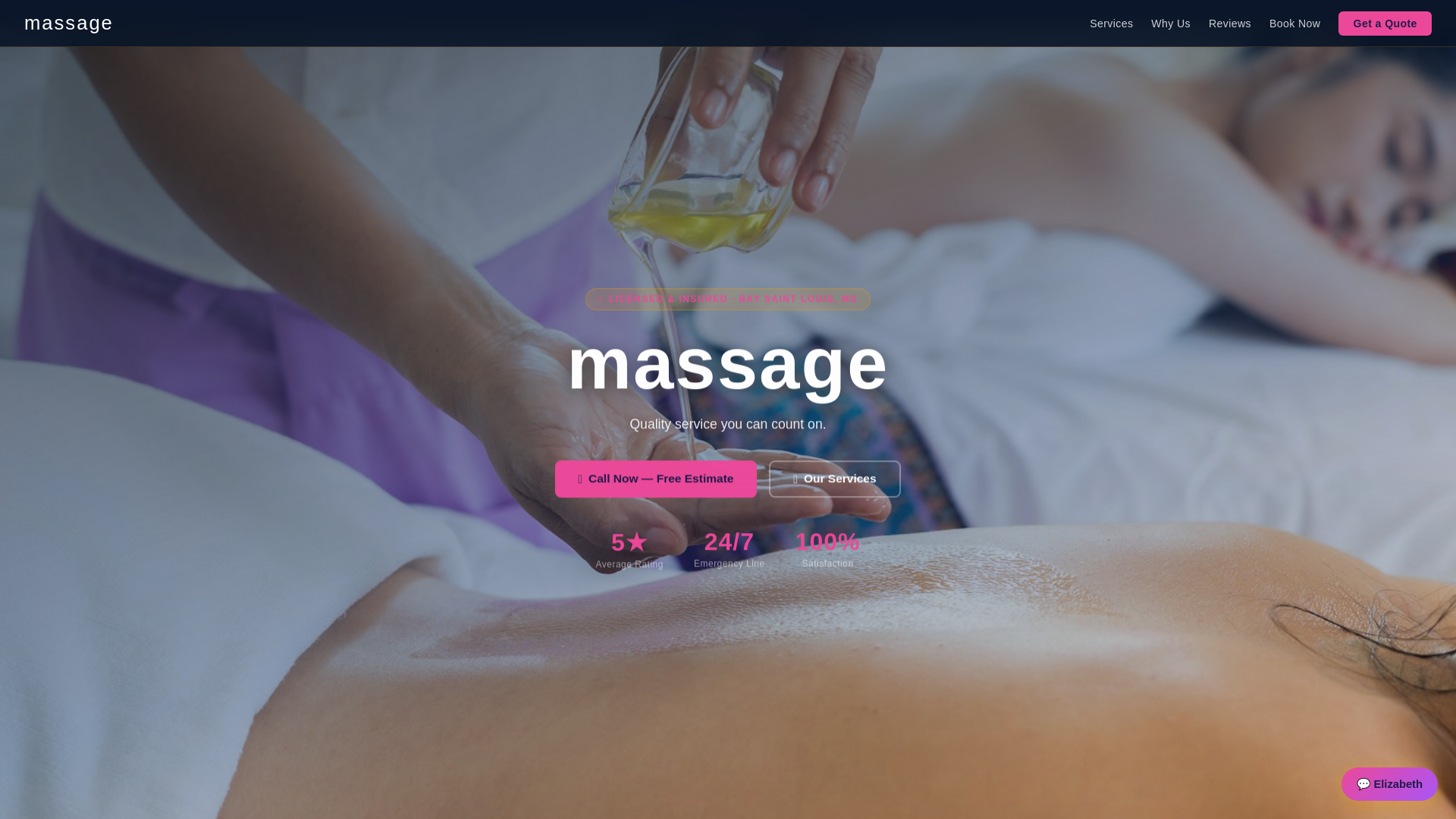 website screenshot of https://turnkeyai-massage.pages.dev/