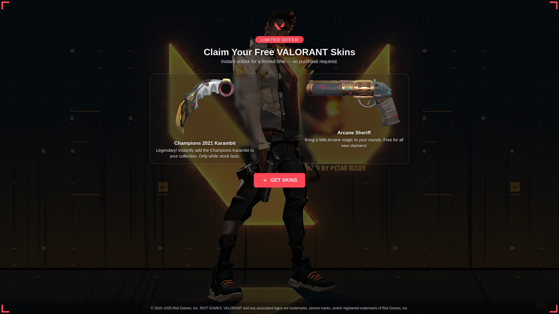 website screenshot of https://valo-boost.cc