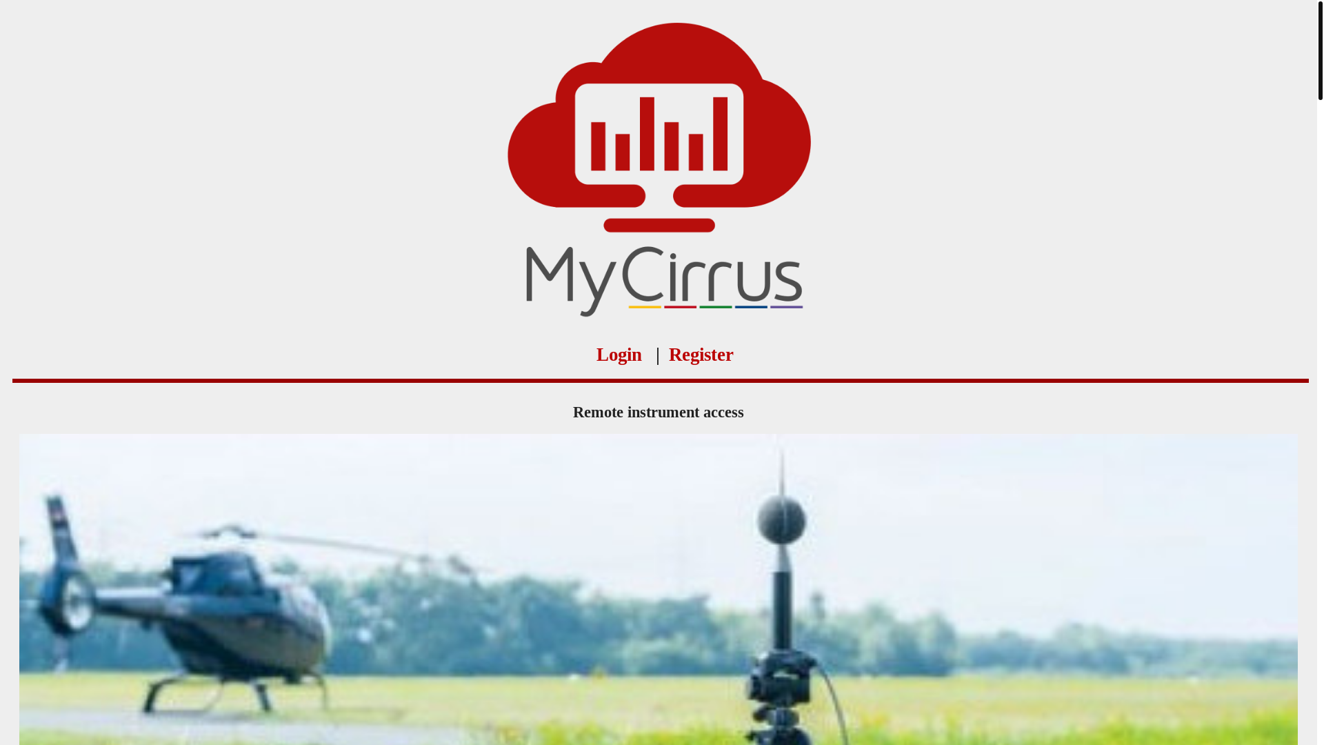 website screenshot of https://mycirrus.cloud/