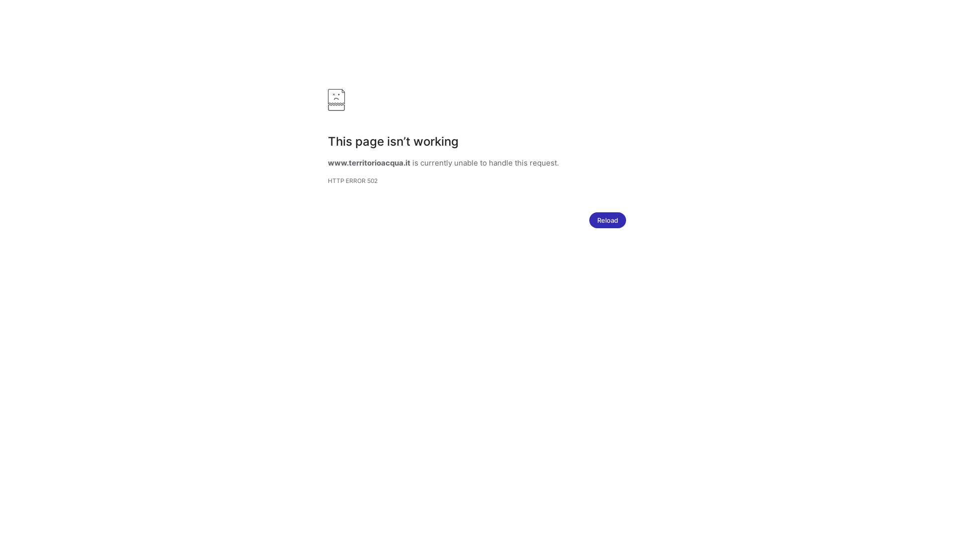 website screenshot of https://territorioacqua.eu/