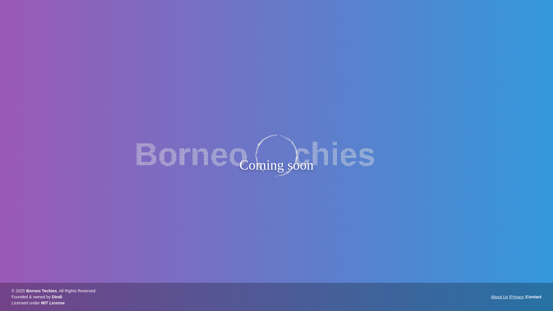 website screenshot of https://borneotechies.pages.dev/