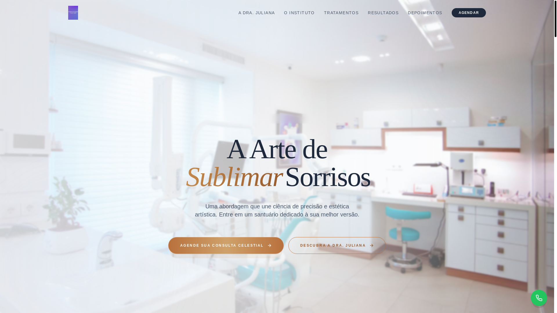 website screenshot of https://institutojulianasantos.com.br/