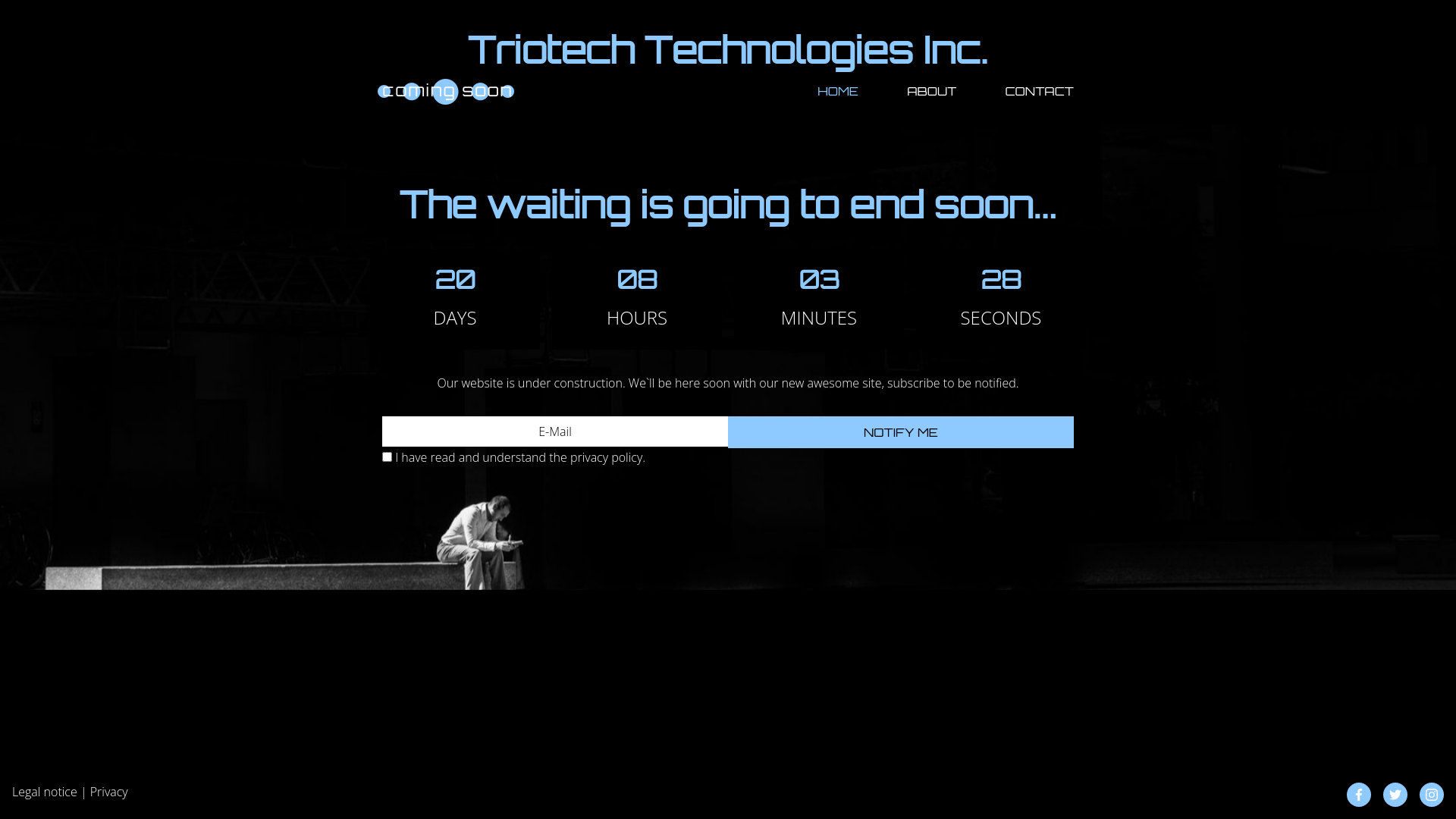 website screenshot of https://triotech-technologies.com/