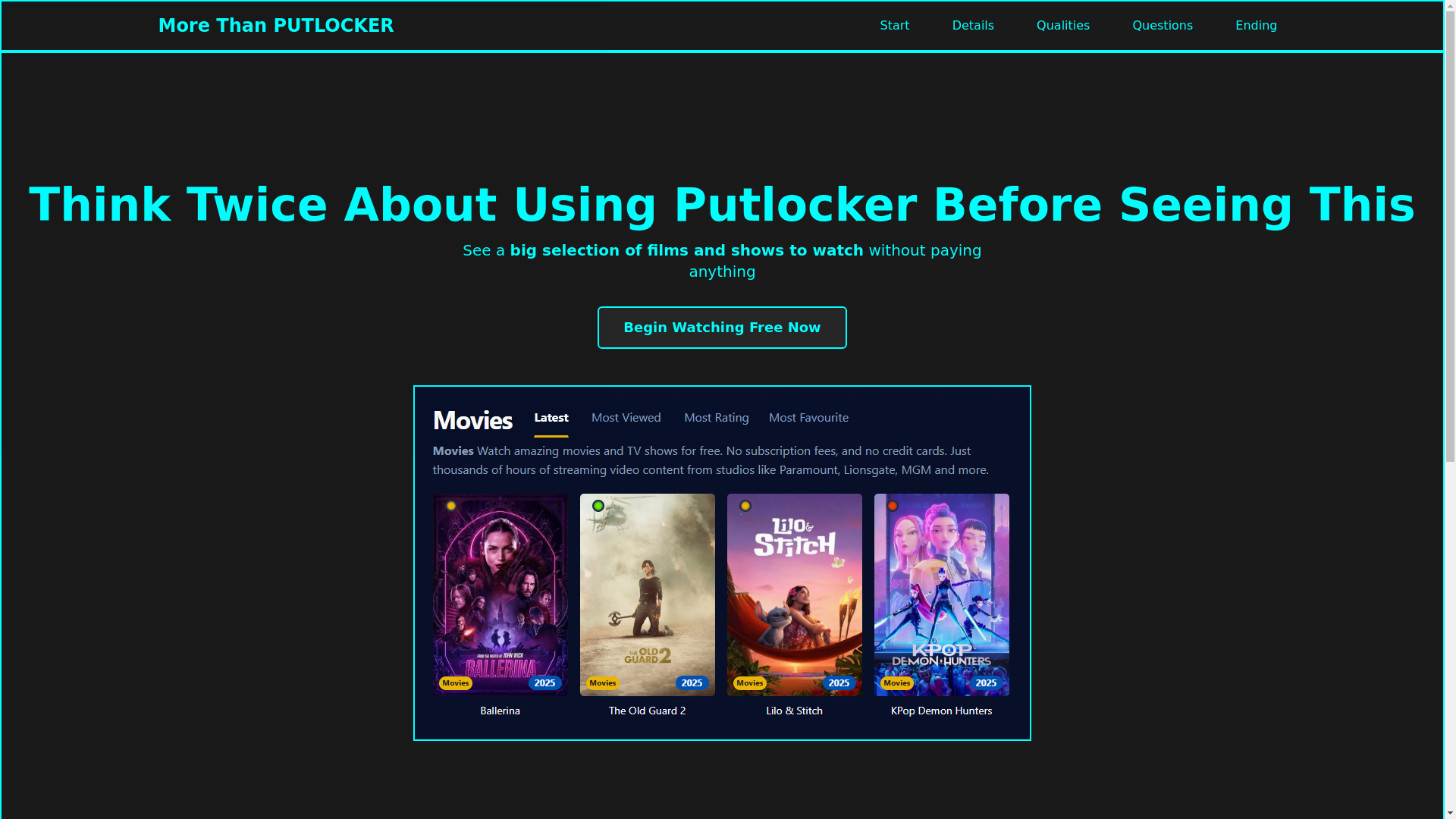 website screenshot of https://putlocker-c76k.pages.dev/
