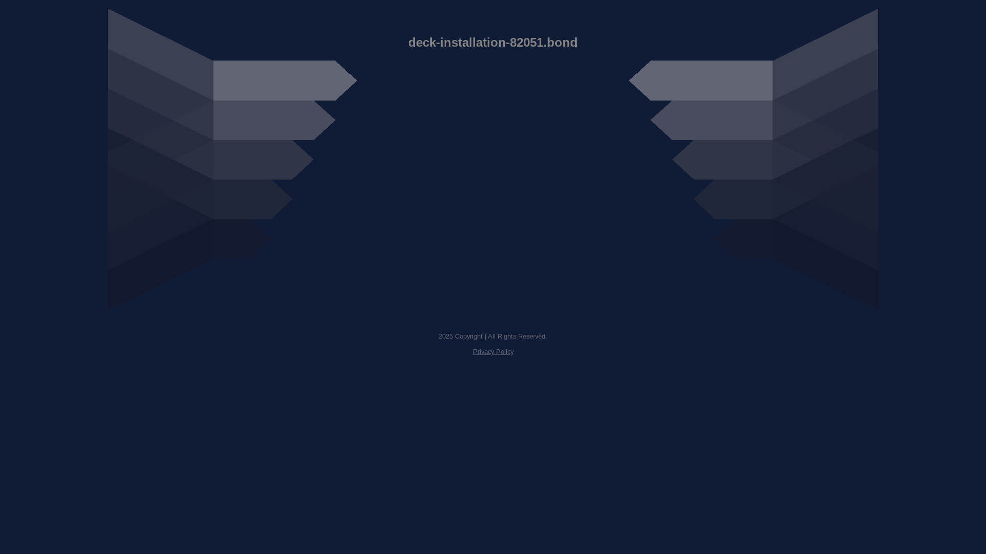 website screenshot of https://deck-installation-82051.bond/