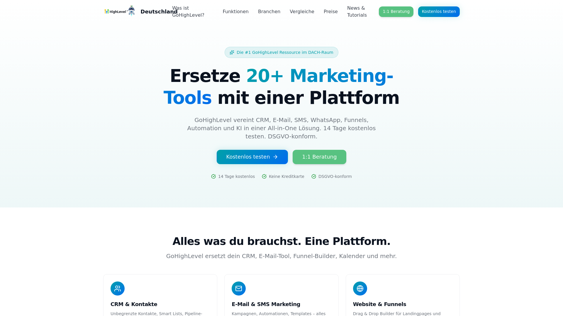 website screenshot of https://ghl-boost.pages.dev/