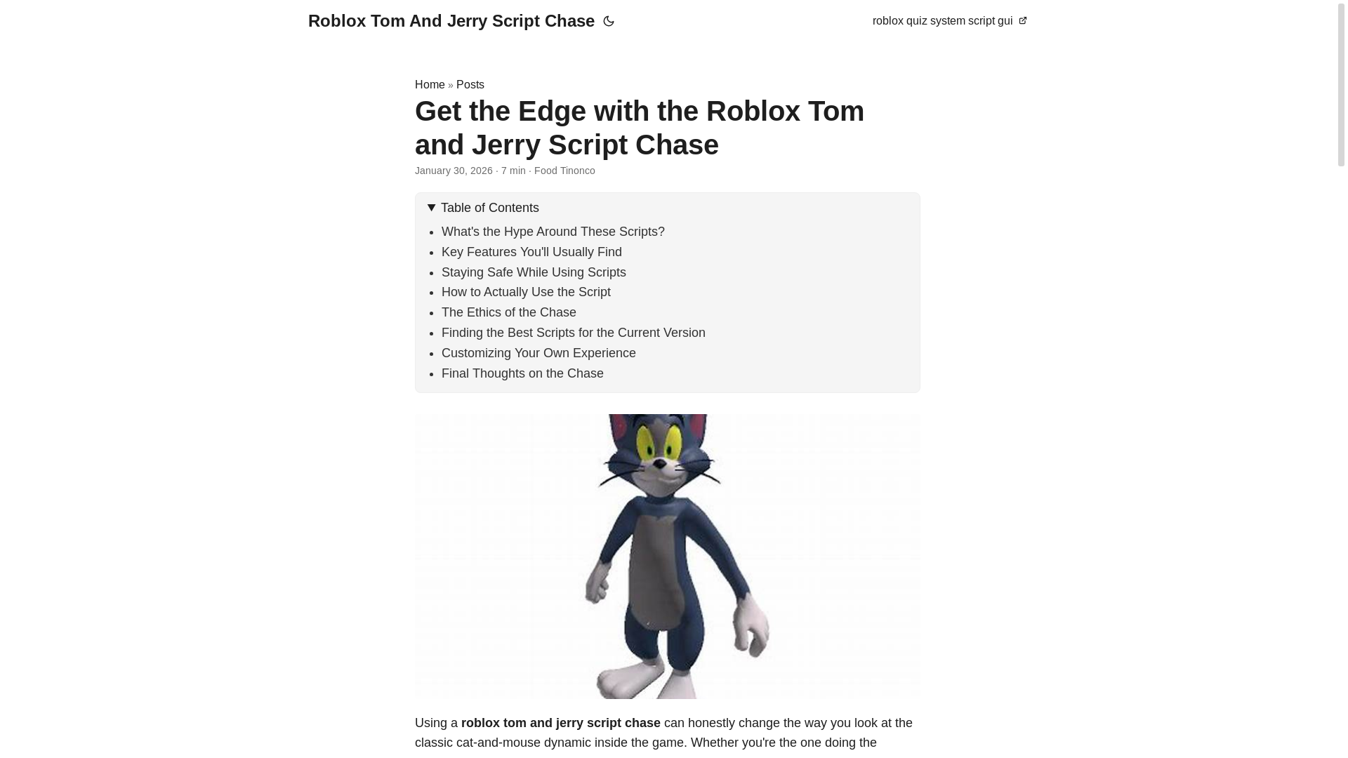 website screenshot of https://robloxtomandjerryscriptchase.pages.dev/