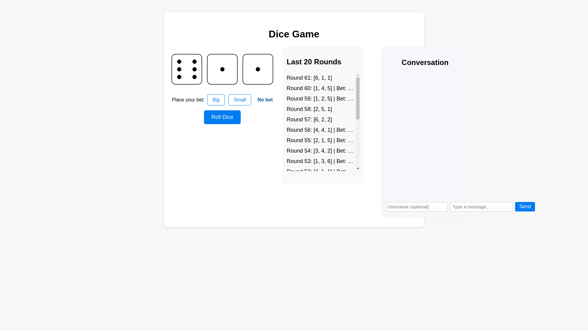 website screenshot of https://20250719dicegame01.pages.dev/