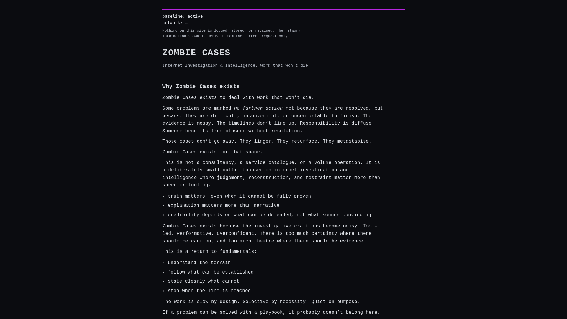 website screenshot of https://zombiecases-site.pages.dev/