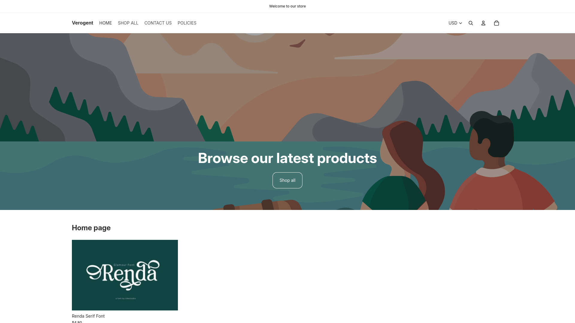 website screenshot of https://verogent.us/