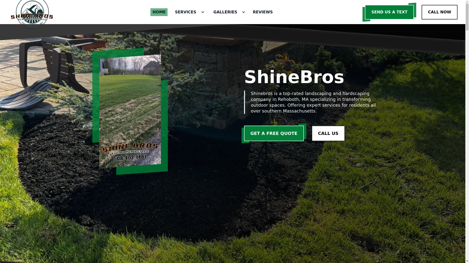 website screenshot of https://shinebrosllc.com/