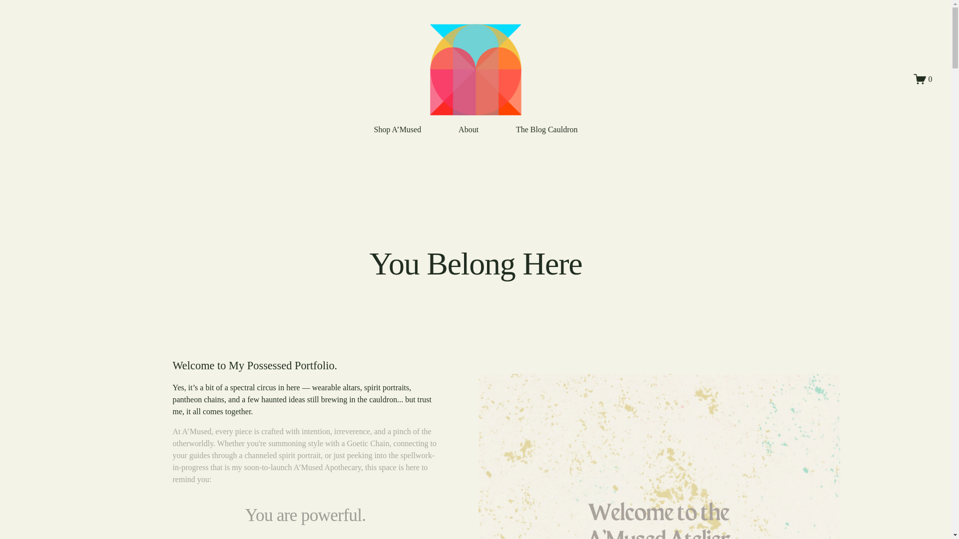 website screenshot of https://amusedatelier.com/