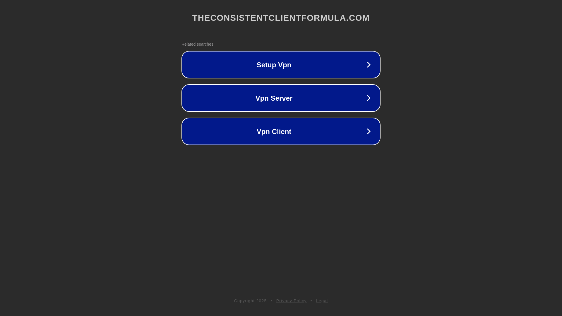 website screenshot of https://theconsistentclientformula.com/
