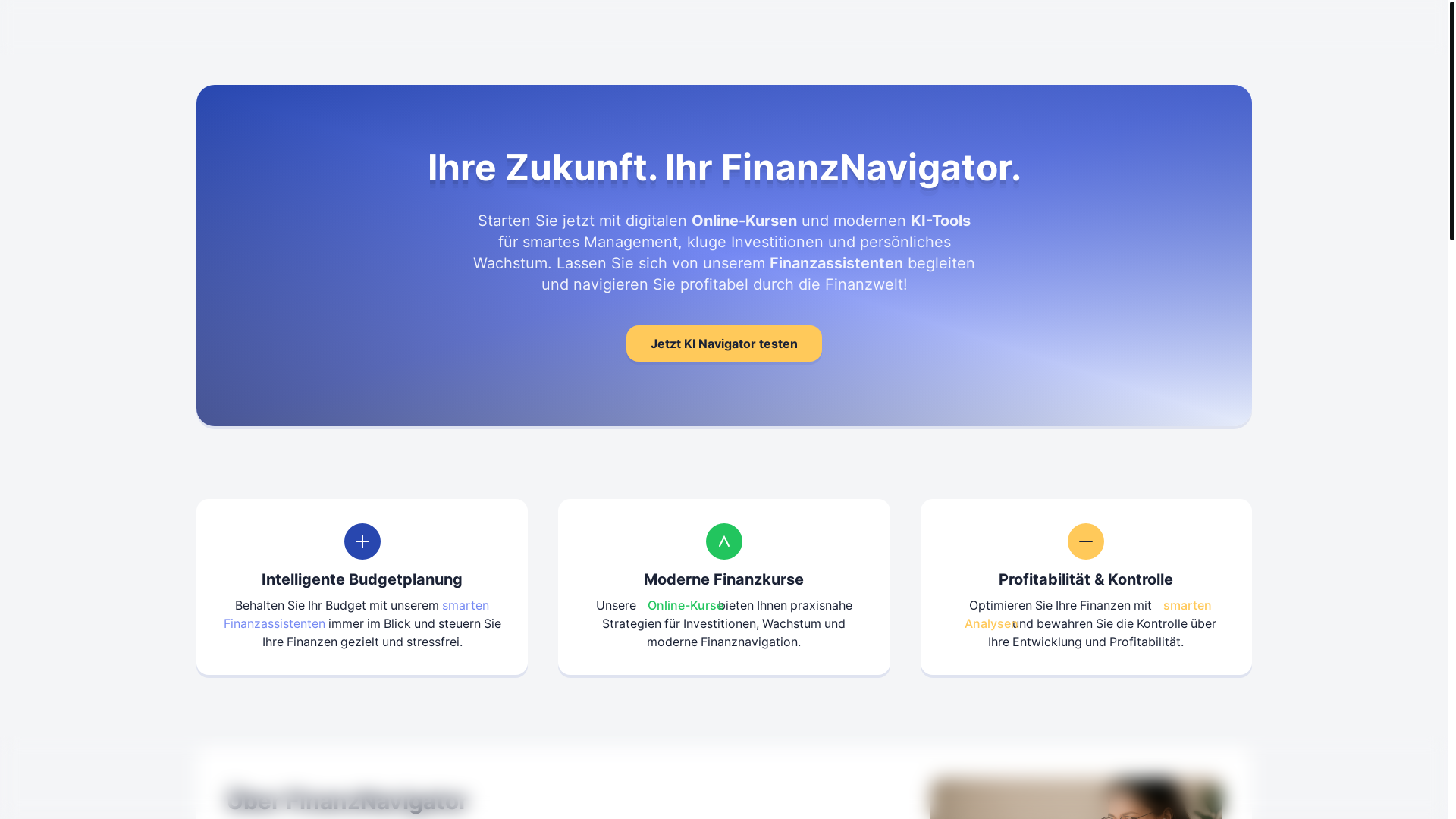 website screenshot of https://finnavigator-de.com/