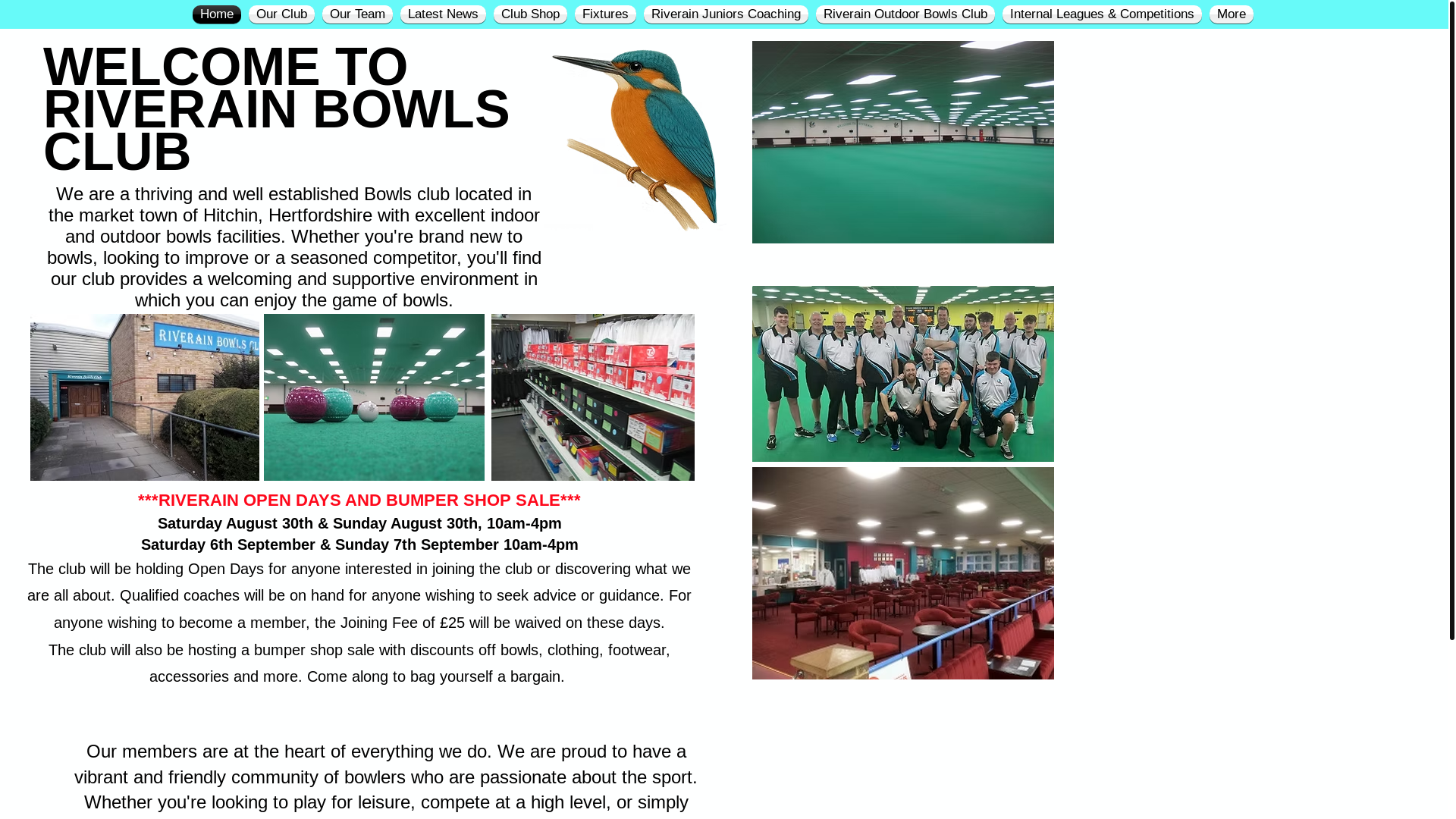website screenshot of https://riverainbowlsclub.com/