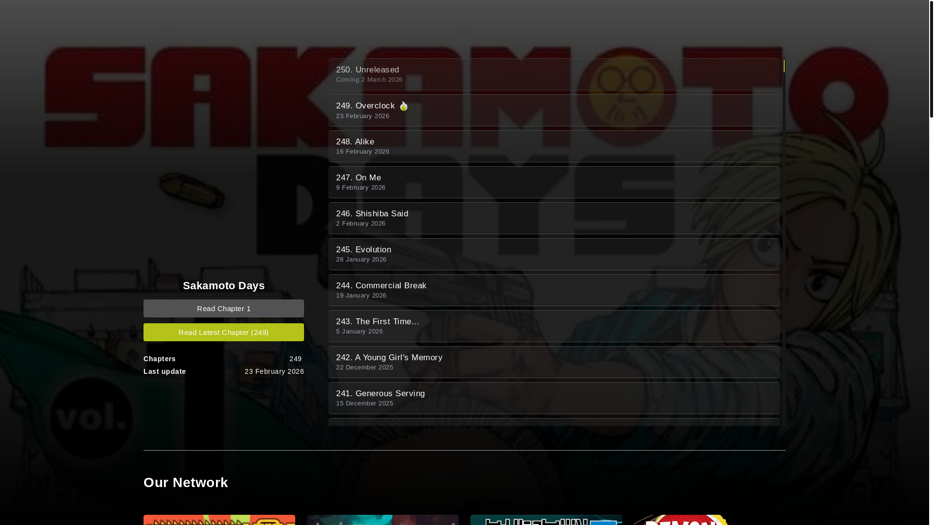 website screenshot of https://sakamotodays.pages.dev/