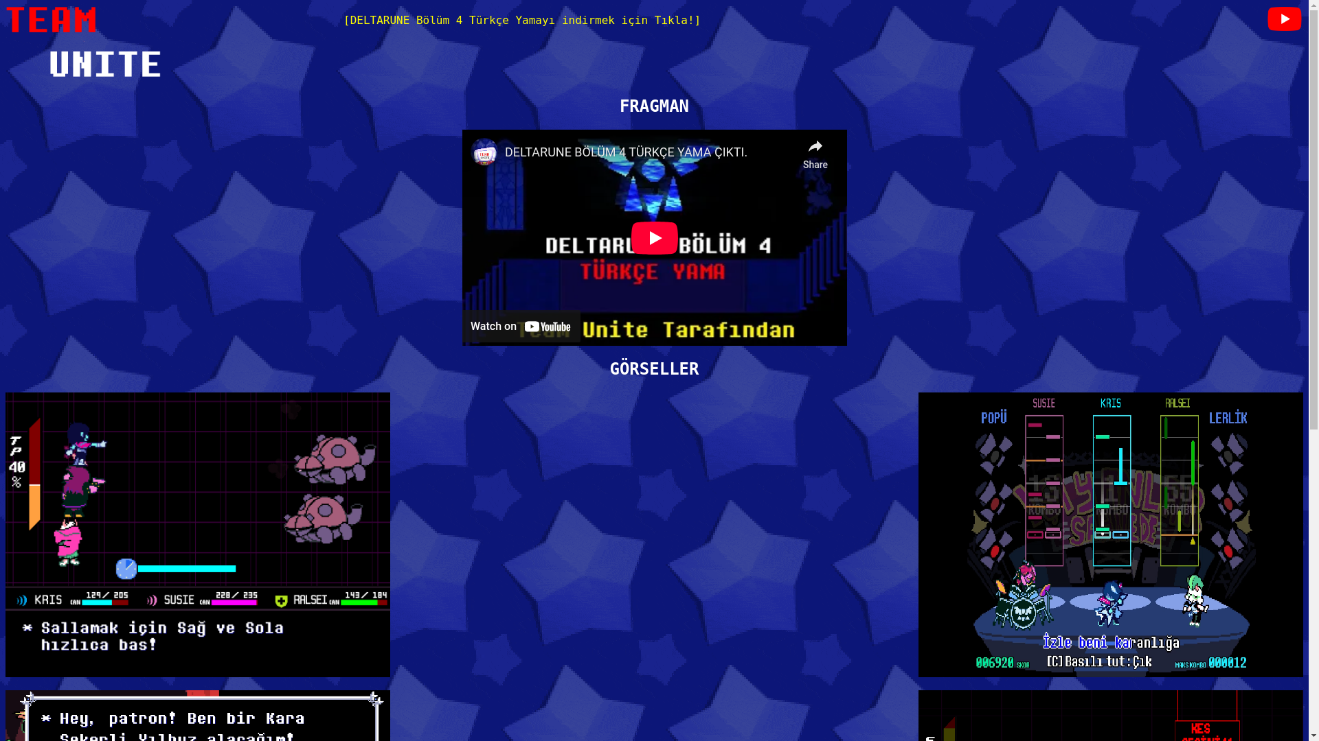 website screenshot of https://teamunite.pages.dev/