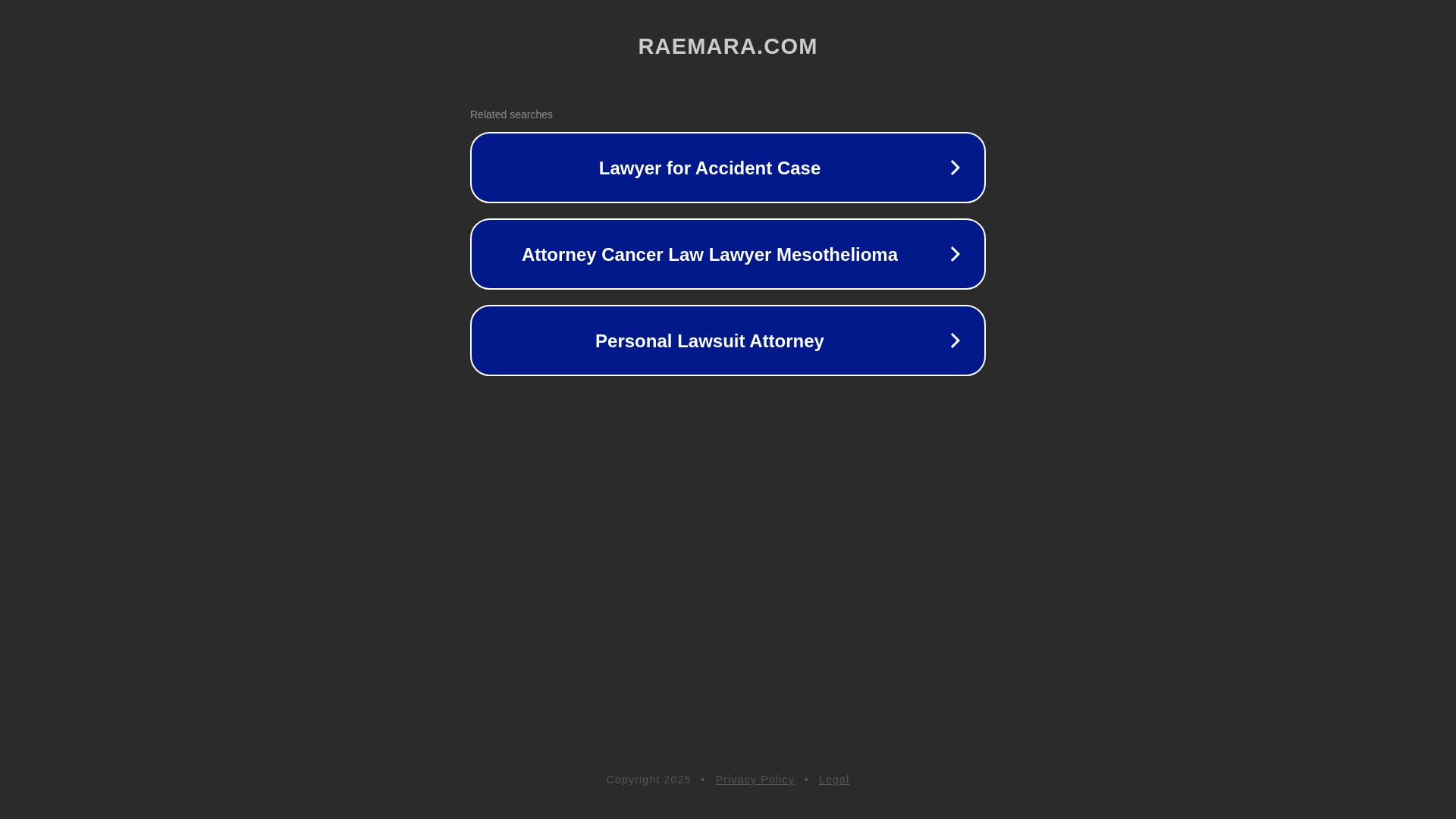 website screenshot of https://raemara.com/
