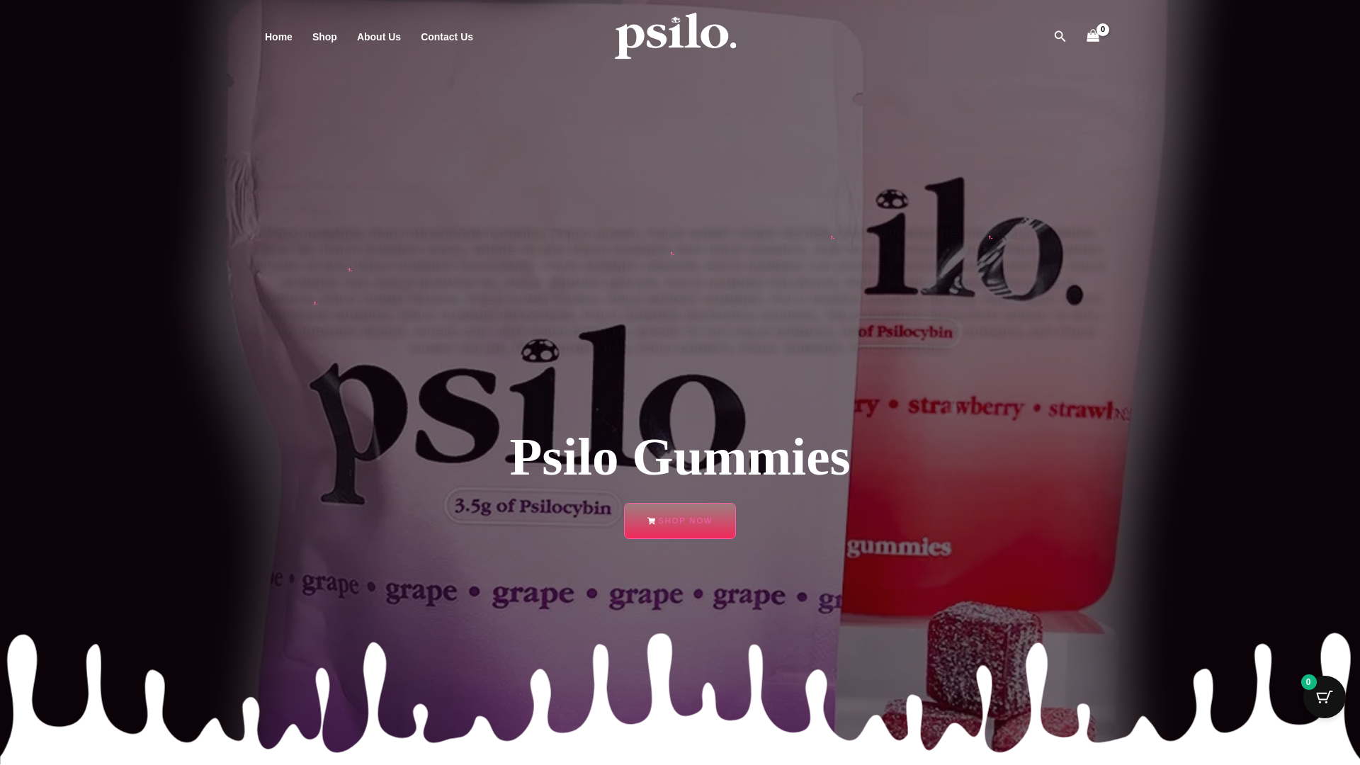 website screenshot of https://officialpsilogummy.com/