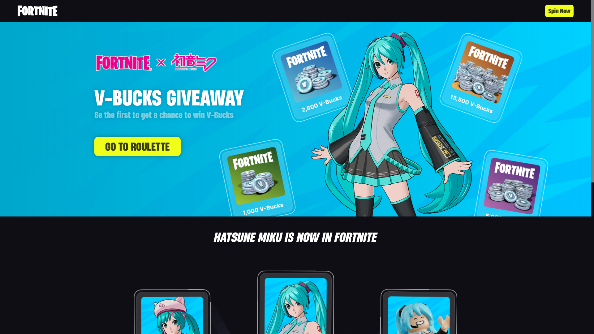 website screenshot of https://fortnitestar.bet/