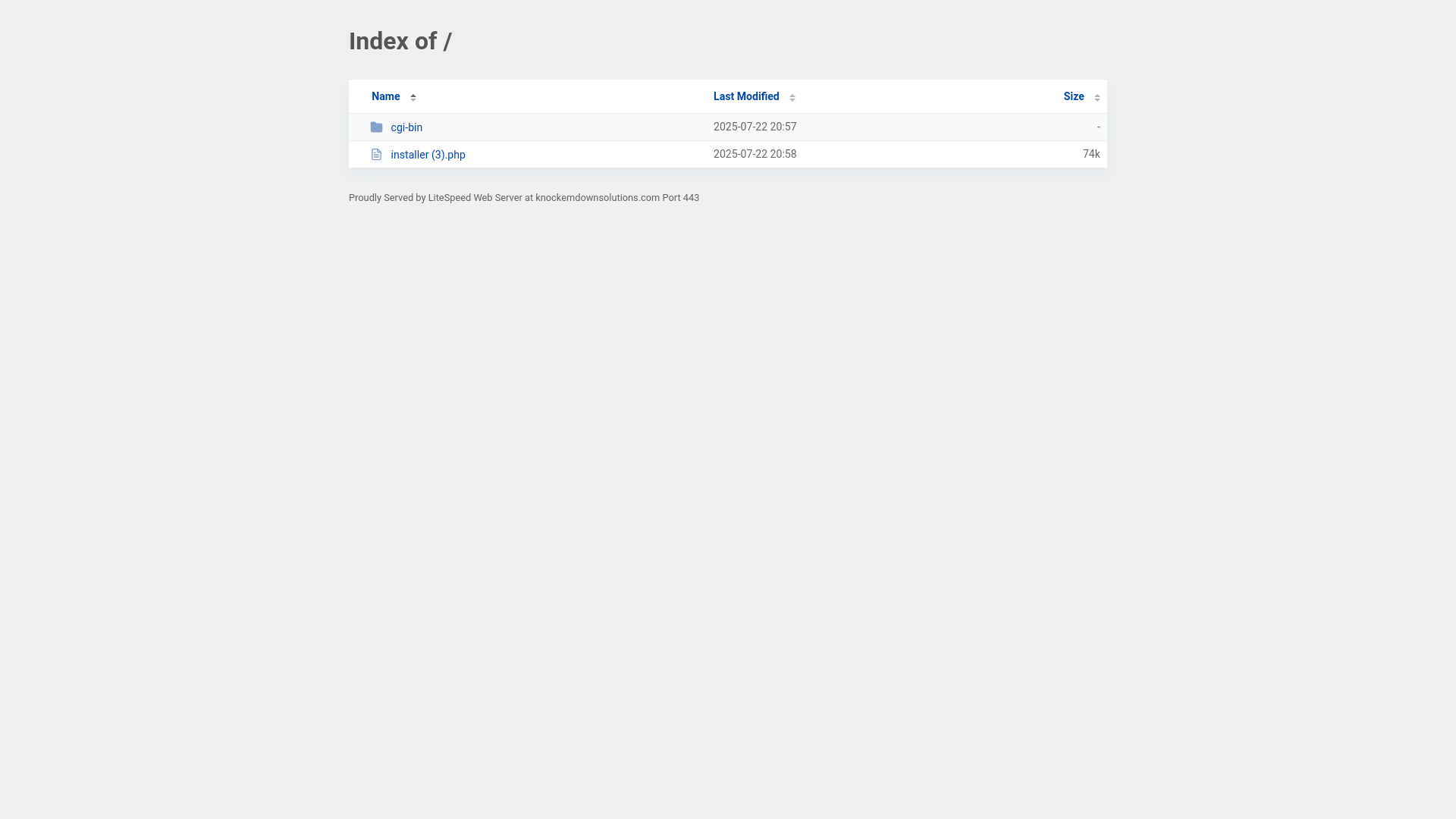 website screenshot of https://knockemdownsolutions.com/