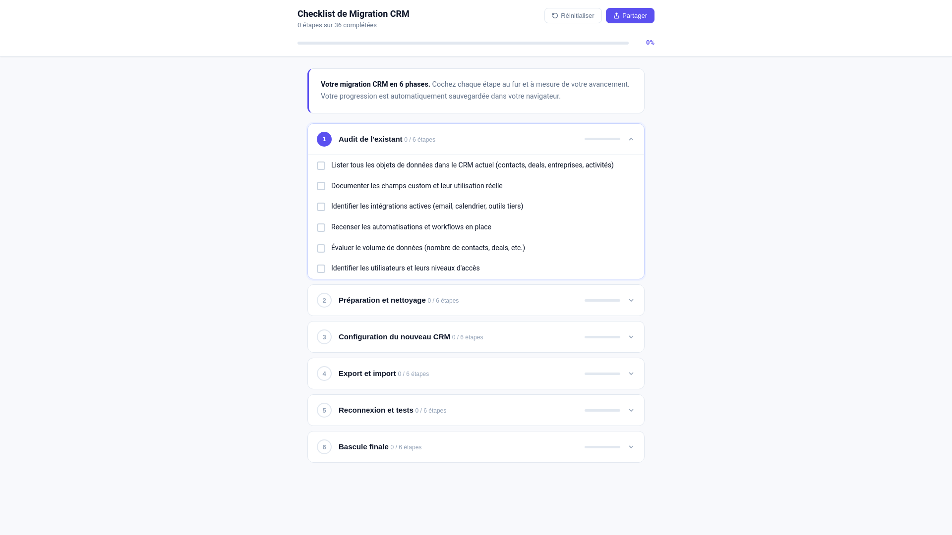 website screenshot of https://crm-migration-checklist.pages.dev/