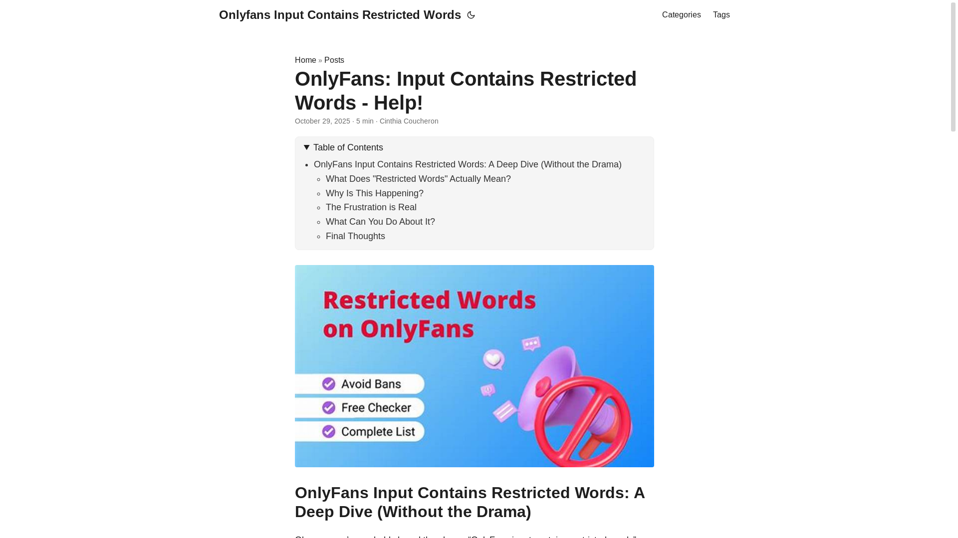 website screenshot of https://onlyfans-input-contains-restricted-words.pages.dev/