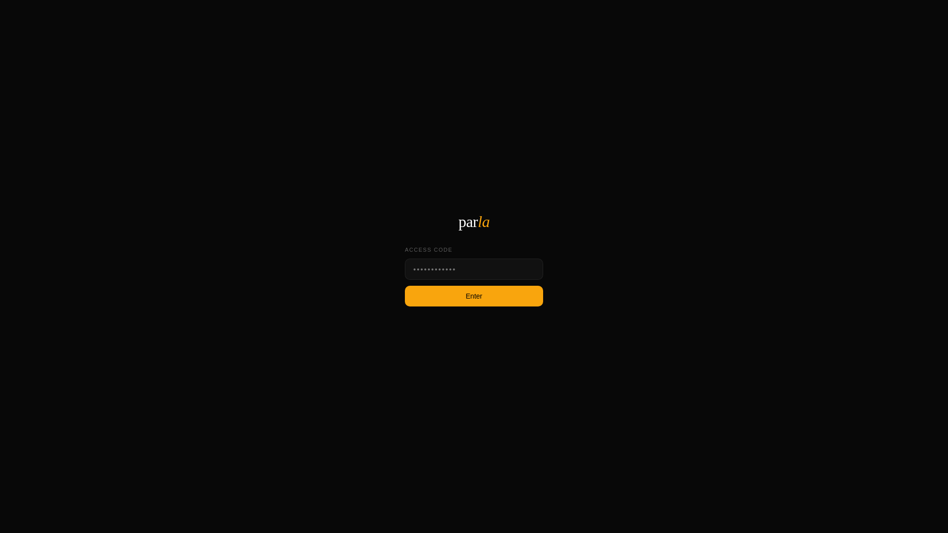 website screenshot of https://parla-demo.pages.dev/